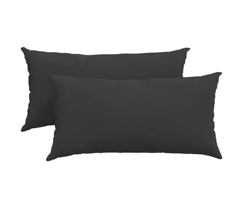 Dīvāna Spilveni Melna Vidaxl