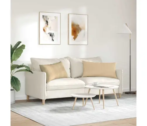 Diivanipadjad 2 Pcs Hall Roheline 80 X 40 Cm Korter Kangas