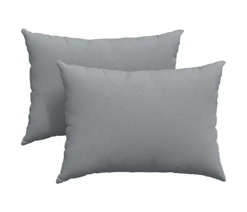 Sofa Pagalvės 2 Pcs Šviesiai Pilka 70 X 50 Cm Audinys