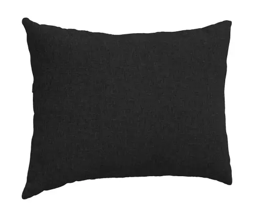 Diivanipadjad 2 Pcs Must 70 X 50 Cm Kangas