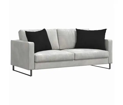 Diivanipadjad 2 Pcs Must 70 X 50 Cm Kangas