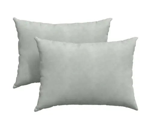 Dīvāna Spilveni 2 Pcs Gaiši Pelēks 70 X 50 Cm Korduroja Audums Vidaxl