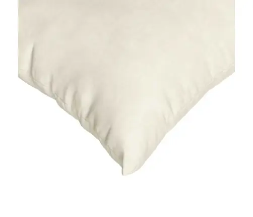 Dīvāna Spilveni 2 Pcs Krēmkrāsa 70 X 50 Cm Korduroja Audums Vidaxl