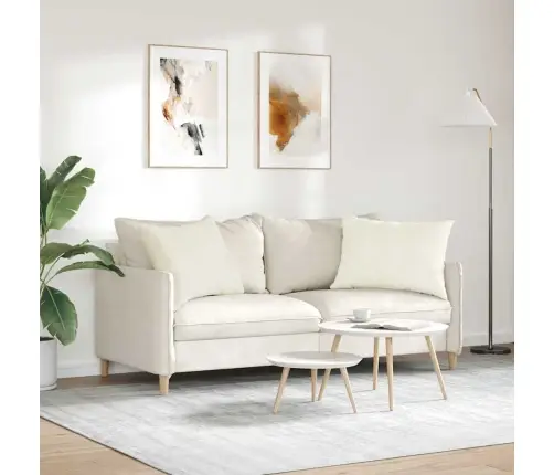 Dīvāna Spilveni 2 Pcs Krēmkrāsa 70 X 50 Cm Korduroja Audums Vidaxl