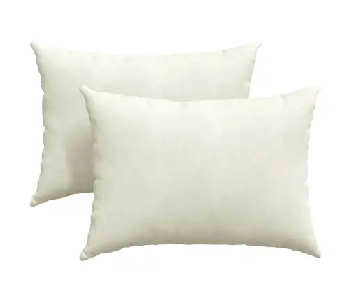 Dīvāna Spilveni 2 Pcs Krēmkrāsa 70 X 50 Cm Korduroja Audums Vidaxl