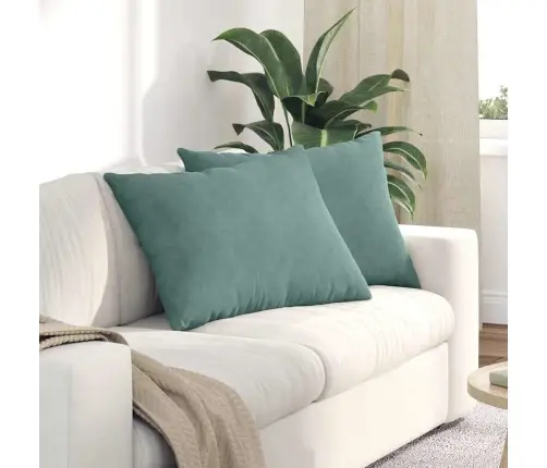 Diivanipadjad 2 Pcs Mere Roheline 70 X 50 Cm Korter Kangas