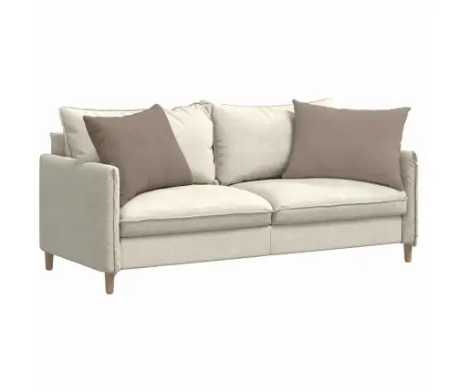 Sofa Pagalvės 2 Pcs Taupe 70 X 50 Cm Audinys