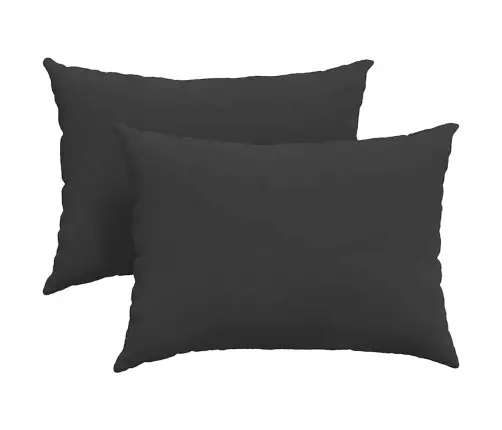 Dīvāna Spilveni Melna Audums Vidaxl