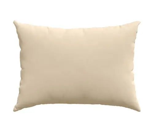 Sofa Pagalvės 2 Pcs Kreminė 70 X 50 Cm Audinys