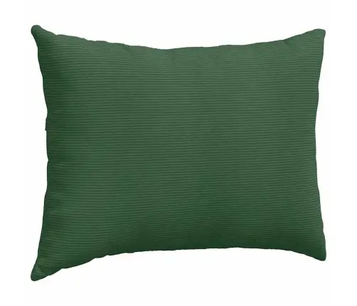 Sofa Pagalvės 2 Pcs Tamsiai Žalia 70 X 50 Cm Kordūrinis Audinys