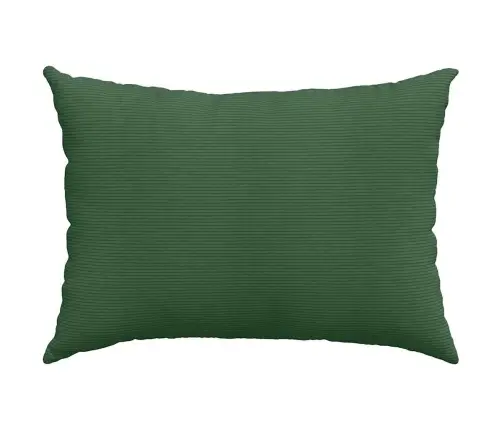 Sofa Pagalvės 2 Pcs Tamsiai Žalia 70 X 50 Cm Kordūrinis Audinys