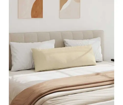 Dīvāna Spilveni Krēmkrāsa Audums Vidaxl