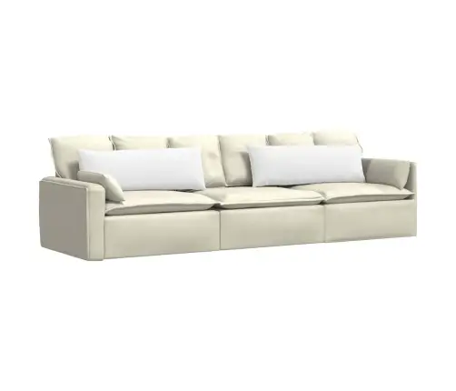 Sofa Pagalvės 2 Pcs Balta 120 X 40 Cm Audinys