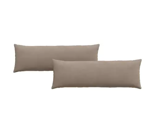 Dīvāna Spilveni Pelēkbrūna Audums Vidaxl