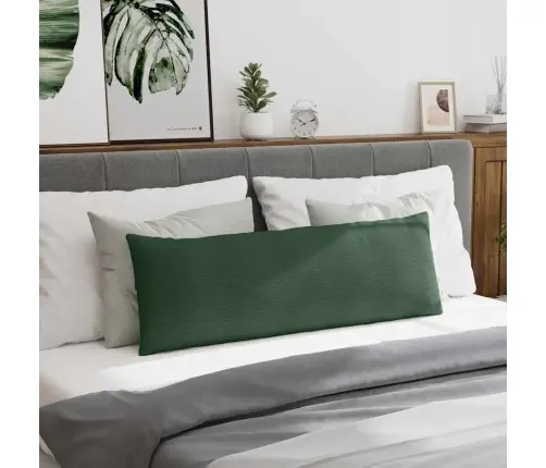 Dīvāna Spilveni 2 Pcs Tumši Zaļš 120 X 40 Cm Korduroja Audums Vidaxl