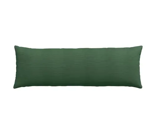 Dīvāna Spilveni 2 Pcs Tumši Zaļš 120 X 40 Cm Korduroja Audums Vidaxl