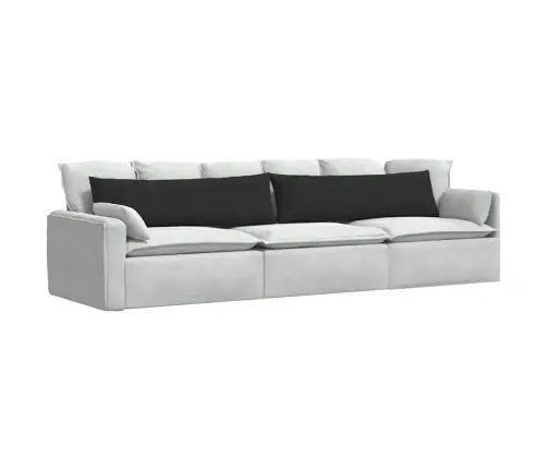 Sofa Pagalvės 2 Pcs Juoda 145 X 40 Cm Audinys