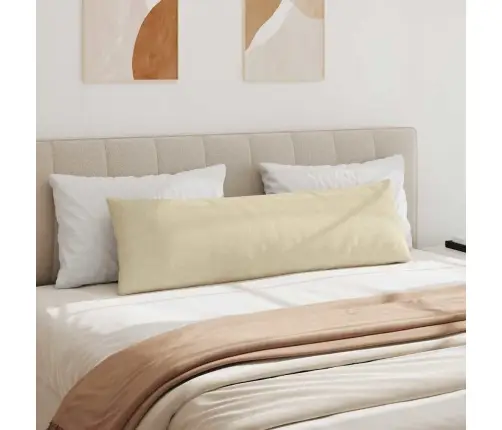 Dīvāna Spilveni Krēmkrāsa Audums Vidaxl