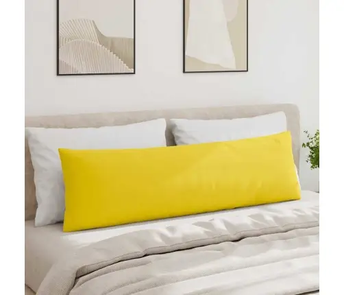 Diivanipadjad 2 Pcs Helekollane 145 X 40 Cm Kangas