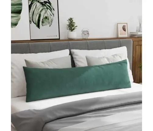 Dīvāna Spilveni 2 Pcs Tumši Zaļš 145 X 40 Cm Korduroja Audums Vidaxl