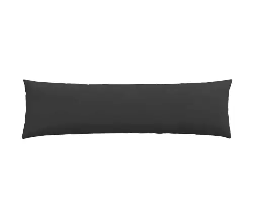 Diivanipadjad 2 Pcs Must 145 X 40 Cm Kangas