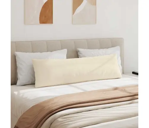 Sofa Pagalvės 2 Pcs Smėlio 145 X 40 Cm Audinys
