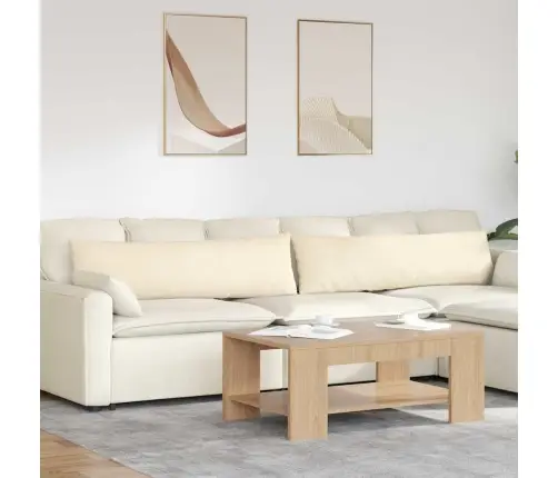 Diivanipadjad 2 Pcs Cream 145 X 40 Cm Korter Kangas
