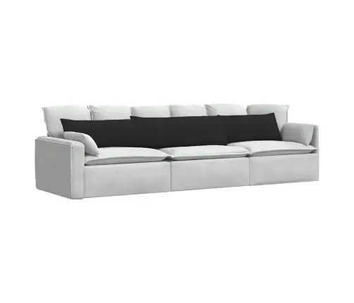 Sofa Pagalvės 2 Pcs Juoda 200 X 40 Cm Audinys