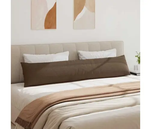 Sofa Pagalvės 2 Pcs Ruda 200 X 40 Cm Audinys