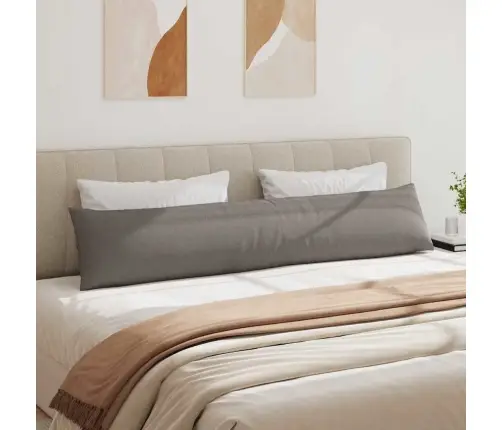 Sofa Pagalvės 2 Pcs Taupe 200 X 40 Cm Audinys