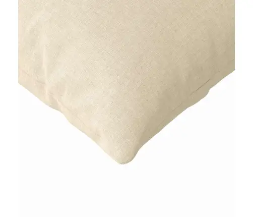 Dīvāna Spilveni Krēmkrāsa Audums Vidaxl