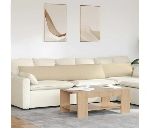 Dīvāna Spilveni Krēmkrāsa Audums Vidaxl