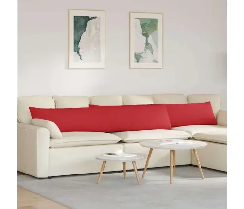 Dīvāna Spilveni Sarkana Audums Vidaxl