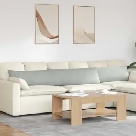 Sofa Pagalvės 2 Pcs Šviesiai Pilka 200 X 40 Cm