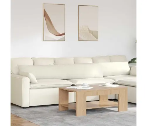 Dīvāna Spilveni 2 Pcs Krēmkrāsa 200 X 40 Cm Korduroja Audums Vidaxl