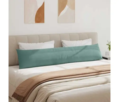 Sofa Pagalvės 2 Pcs Jūrinė Žalia 200 X 40 Cm Kordūrinis Audinys