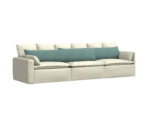 Sofa Pagalvės 2 Pcs Jūrinė Žalia 200 X 40 Cm Kordūrinis Audinys