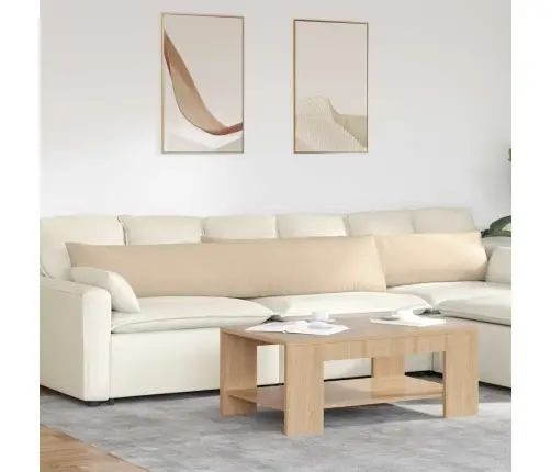 Dīvāna Spilveni Krēmkrāsa Audums Vidaxl