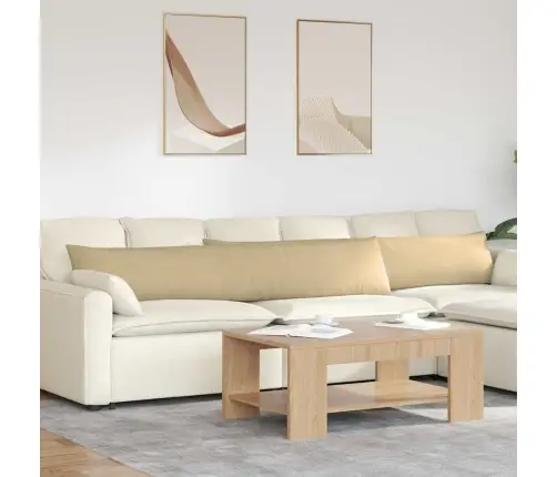 Dīvāna Spilveni 2 Pcs Pelēki Zaļa 200 X 40 Cm Korduroja Audums Vidaxl