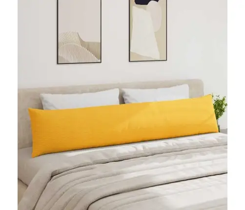 Dīvāna Spilveni 2 Pcs Gaiši Dzeltena 200 X 40 Cm Vidaxl