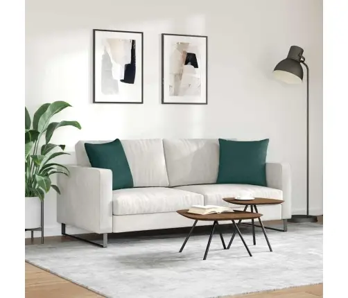 Diivanipadjad 2 Pcs Tume Rohelise 45 X 45 Cm Kangas