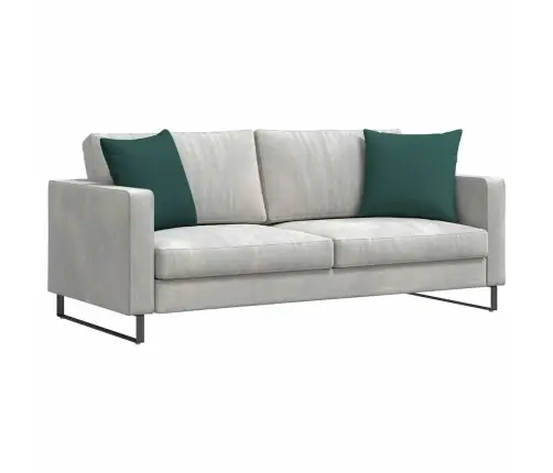 Diivanipadjad 2 Pcs Tume Rohelise 45 X 45 Cm Kangas