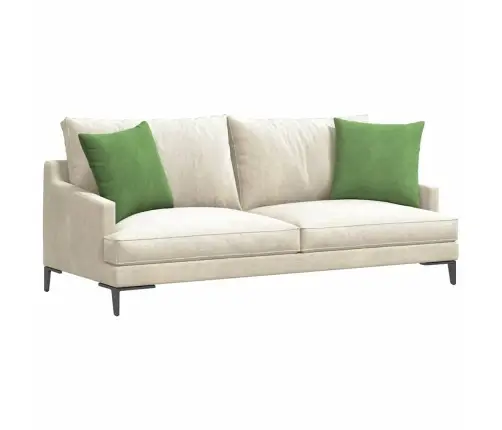 Dīvāna Spilveni 2 Pcs Gaiši Zaļa 45 X 45 Cm Korduroja Audums Vidaxl