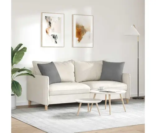 Sofa Pagalvės 2 Pcs Tamsiai Pilka 45 X 45 Cm Audinys