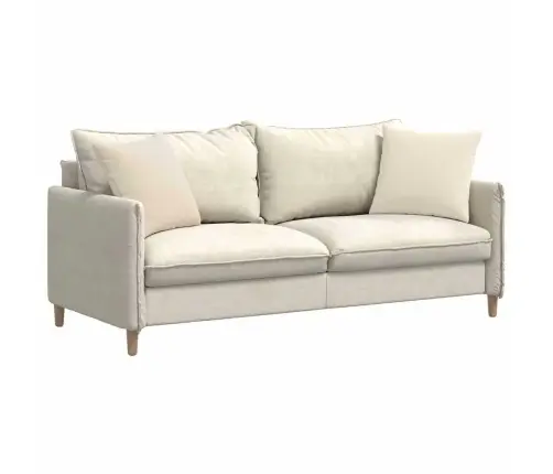 Sofa Pagalvės 2 Pcs Smėlio 45 X 45 Cm Audinys