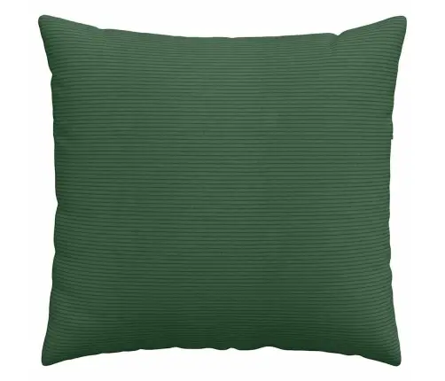 Dīvāna Spilveni 2 Pcs Tumši Zaļš 45 X 45 Cm Korduroja Audums Vidaxl