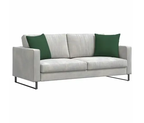 Dīvāna Spilveni 2 Pcs Tumši Zaļš 45 X 45 Cm Korduroja Audums Vidaxl