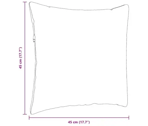 Dīvāna Spilveni 2 Pcs Tumši Zaļš 45 X 45 Cm Korduroja Audums Vidaxl