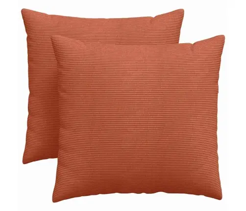 Dīvāna Spilveni 2 Pcs Sarkans Oranžs 45 X 45 Cm Vidaxl