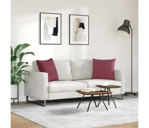 Diivanipadjad 2 Pcs Veinpunane 50 X 50 Cm Kangas